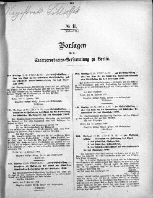 No. 11 (157-173), 22. Februar 1902
