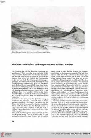 56: Rhodische Landschaften : Zeichnungen von Otto Völckers, München