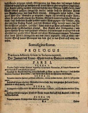 Talandus : Tragoedia. Auff der Schau-Bühne Vorgestellt Von Dem Chur-Fürstlichen Gymnasio Der Gesellschafft Jesu Zu München, Den 4. vnd 6.ten Herbstmonat, Anno 1724.