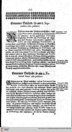 Teil2: Gemeiner Bescheid, so am 6. Septembris 1580 publicirt