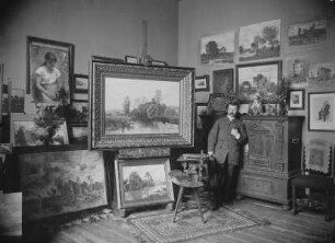 Künstleratelier Karl Theodor Meyer (1860- ), Landschaftsmaler