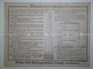 Propagandistisches Flugblatt der Presseabteilung des Oberkommandos Ost zur Aufmunterung der deutschen Soldaten