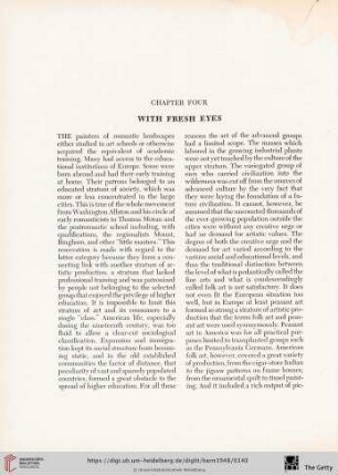 Chapter four: With fresh eyes