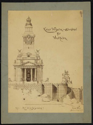 Kaiser-Wilhelm-Denkmal, Porta Westfalica: Ansicht