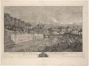 Der ehemalige Zwingergraben in Dresden (Die Zwingergalerie)