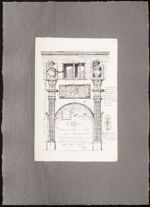 Reiseskizzen aus Italien: Toulouse: Museum (Ansicht von der Hofseite)