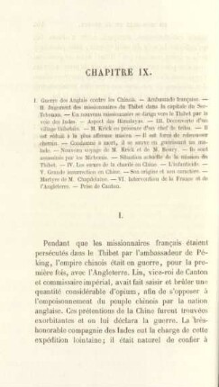 Chapitre IX. I. Guerre des Anglais contre les Chinois ...