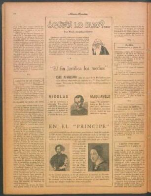 ¿Quién lo dijo?...