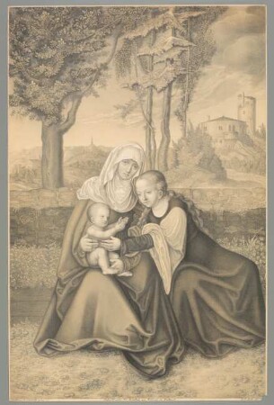 Maria und Anna mit dem Jesus Kinde.