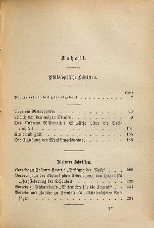 Lessing's Werke, 18. Philosophische Schriften