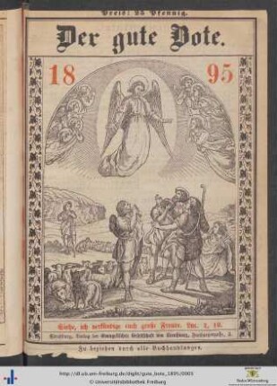 57. Jahrgang: Der Gute Bote: ... für das Jahr der Gnade 1895