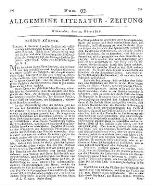 Artistische Blätter der Verzierung und Verschönerungskunst gewidmet. Bd. 1, H. 1. Leipzig: Leo 1800