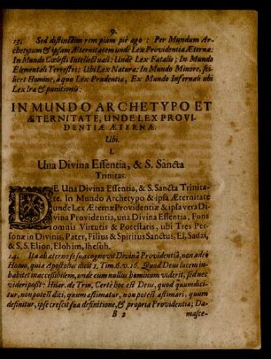 In Mundo Archetypo Et Aeternitate ...