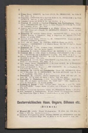 Oesterreichis Haus, Ungarn, Böhmen etc