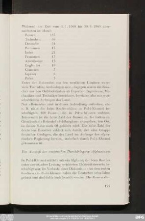 Das Ausmaß der sowjetischen Durchdringung Afghanistans