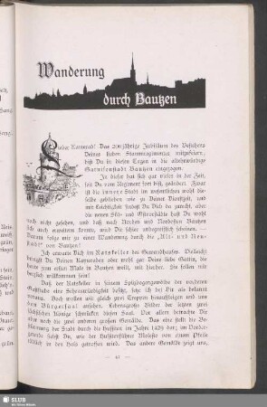 Wanderung durch Bautzen