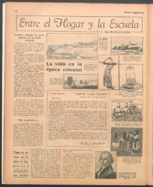 La vida en la época colonial [Dibujos]