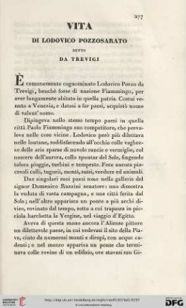 Vita di Lodovico Pozzosarato detto da Trevigi