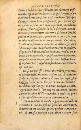 Ant. Misaldi Monlvciensis Medici ac Mathematici, Opusculorum pars ..., Pars secunda. In qua memorabilium vtilium, ac iucundorum centuriae nouem ... perpulchrè digestae ...