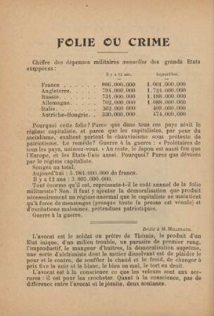 Folie Ou Crime