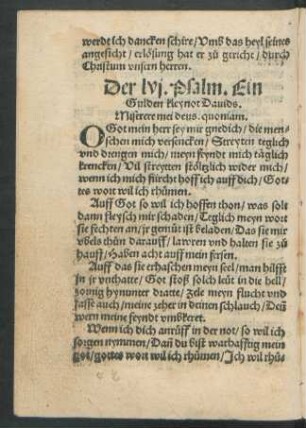 Der lvi. Psalm ...