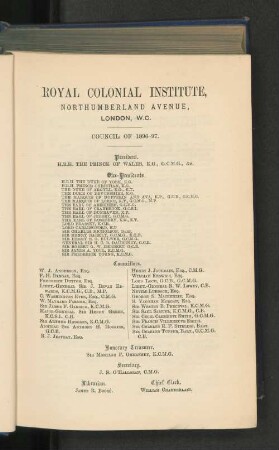 Council of 1896-97.