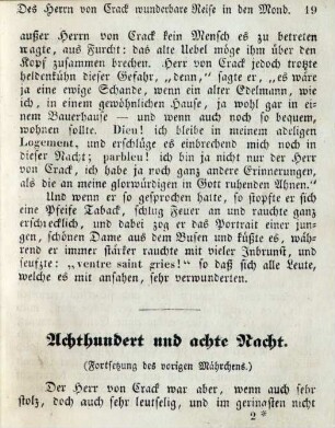 Achthundert und achte Nacht