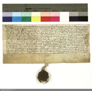 Balthasar [von Dernbach], Abt von Fulda und Inhaber der Propstei Frauenberg, verleiht ein Gut in Horas