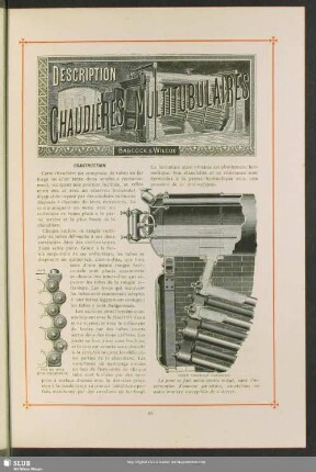 Description Des Chaudières Multitubulaires Babcock Et Wilcox