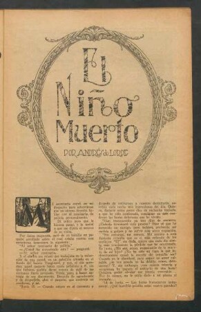 El niño muerto : Ilustración de W. Franklin