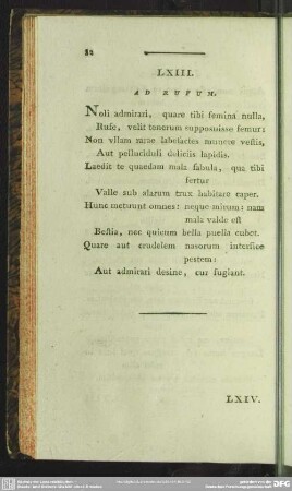 LXIII. Ad Rufum