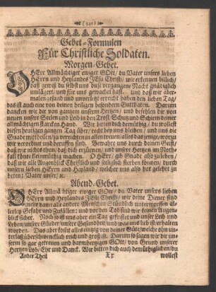 Gebet-Formulen Für Christliche Soldaten.