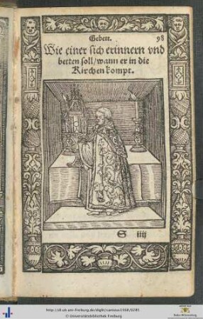 Volgen Gebet inn der Kirchen sonderlich zu gebrauchen.