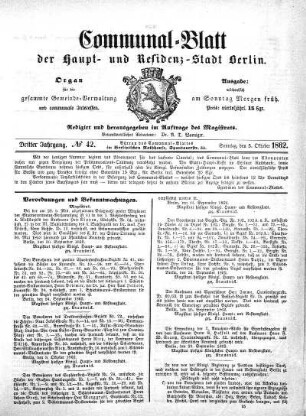 No. 42: No. 42, 05.Oktober 1862
