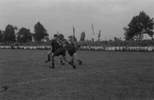 Studentische Einladungswettkämpfe im Stadion Buschallee : Fußballspiel mit der DDR-Nationalmannschaft