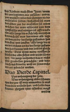 Das Vierde Capittel.