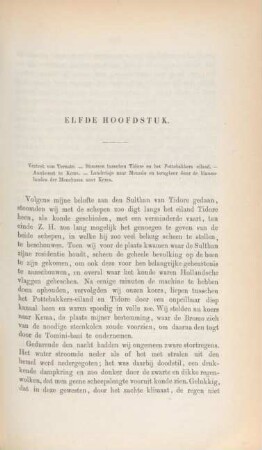 Elfde hoofdstuk. Vertrek van Ternate. - Stomen tusschen Tidore en het ...