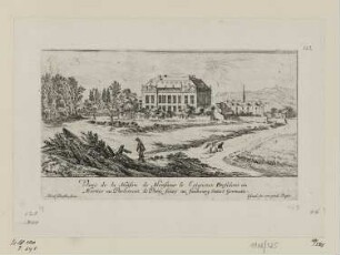 Veuë de la Maison de Monsieur la Coigneux..., aus: „Diverses veues faicts par Israel Silvestre“