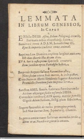 Lemmata in Librum Geneseos