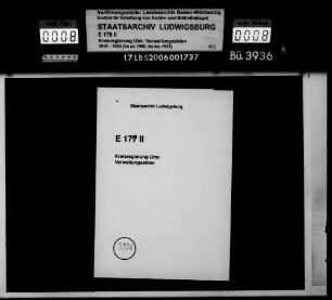 Landesgrenze gegen Hohenzollern, Allgemeines