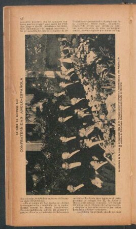 La boda de Alfonso XIII - Confraternidad anglo-española - [Fotografía]