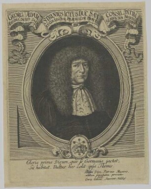 Bildnis des Georg Adam Struvius