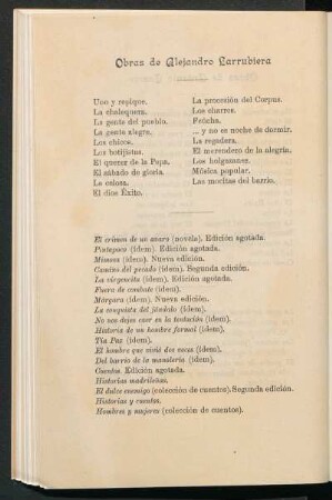 Obras de Alejandro Larrubiera