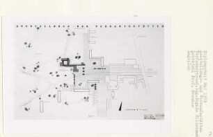 Ausstellungs - und Verkaufsstätten, Berlin-Mitte (Diplomarbeit bei Bernhard Hermkes): Lageplan 1:1000