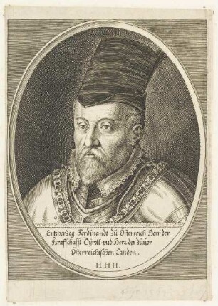 Bildnis des Ertzherzog Ferdinandt zu Österreich