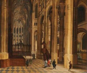 Kircheninneres (Blick in den Chor von St. Eustache, Paris)