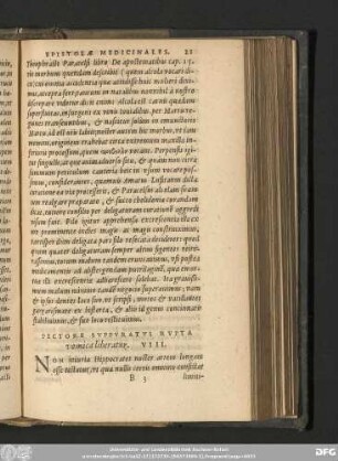 Pectore Suppuratus Rupta vomica liberatur. VIII.