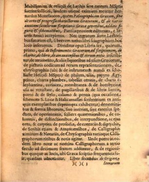 Ad promotionem baccalaurealem ... invitat : [praefatus de opere quodam Mabillonii]