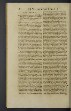 Consilium I. - VIII.