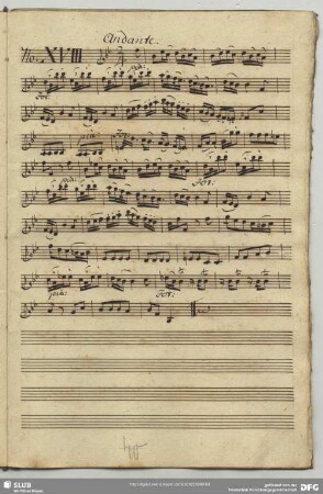 18. Anonymus, Andante, B-Dur